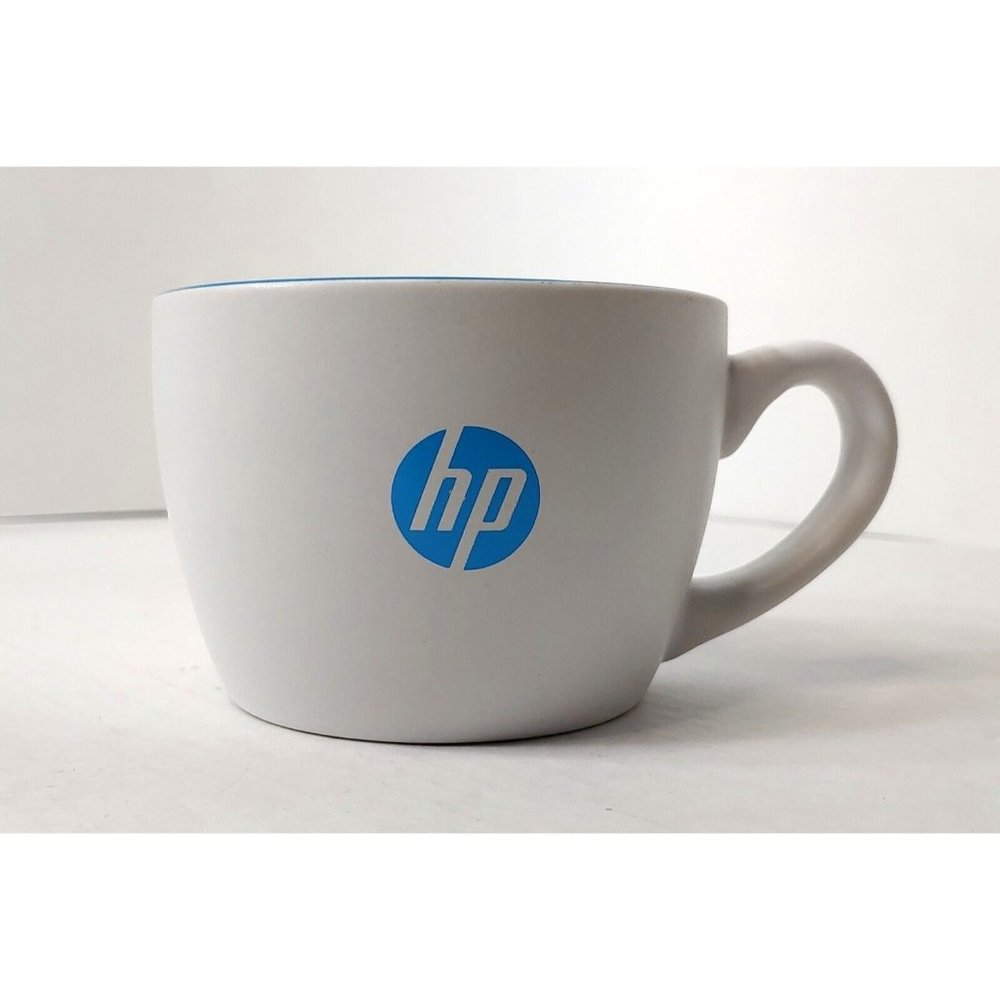 Hewlett Packard HP - 20oz. Coffee/Tea Mug - Blue/White